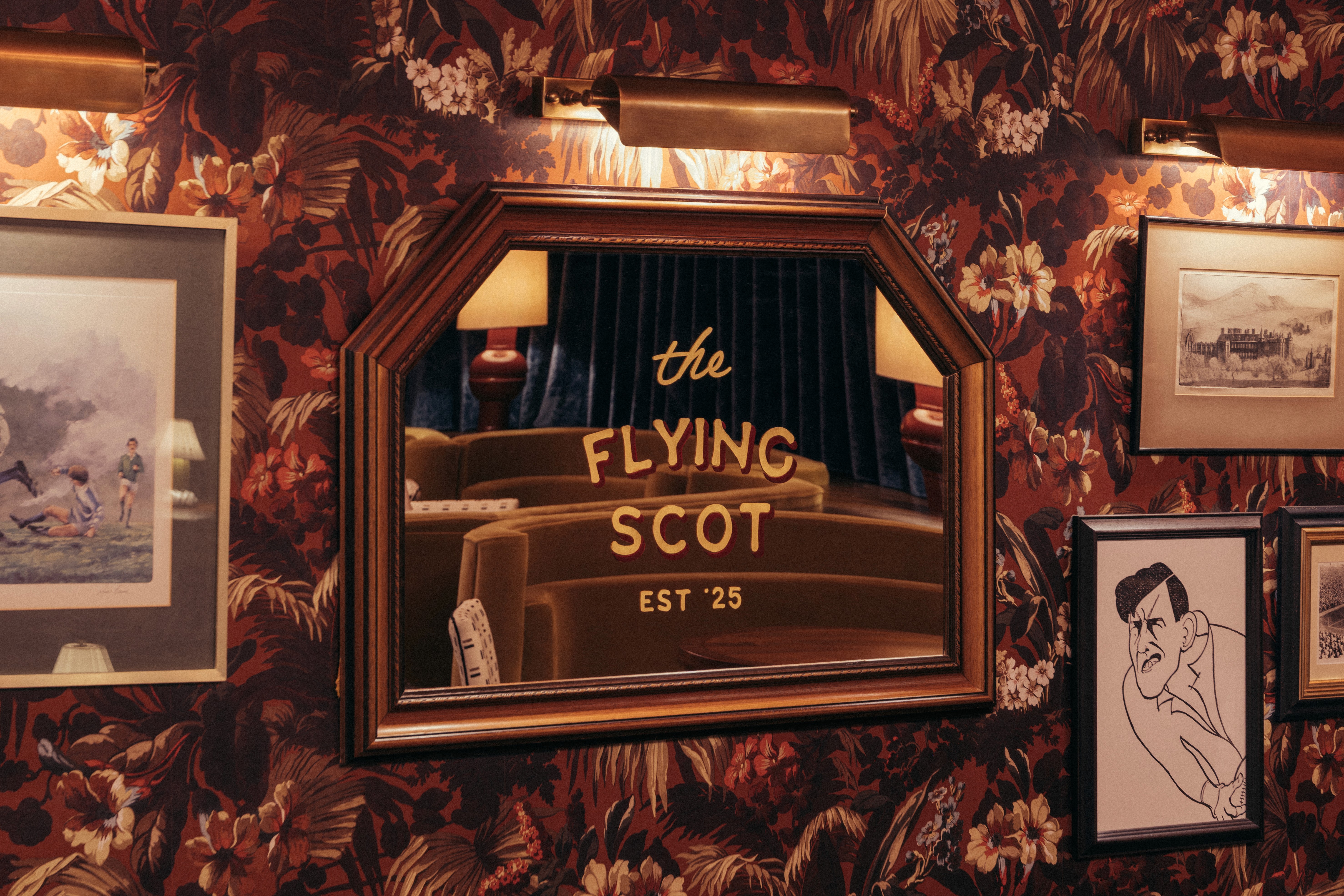 Scottish rugby hospitality spaces - brand identity design by S+Co