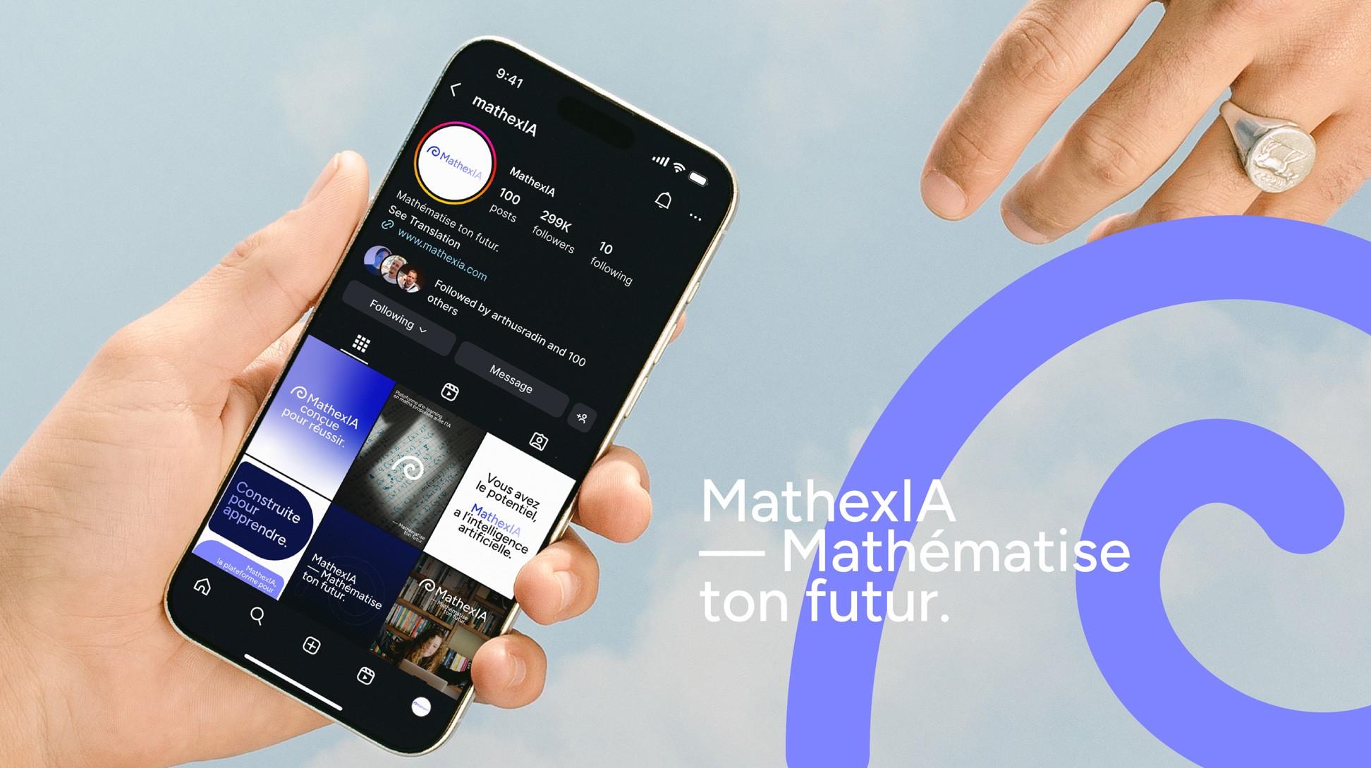 Feed Instagram de MathexIA.