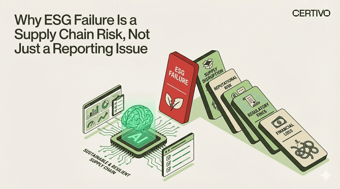 Why ESG Failure Is a Supply Chain Risk, Not Just a Reporting Issue