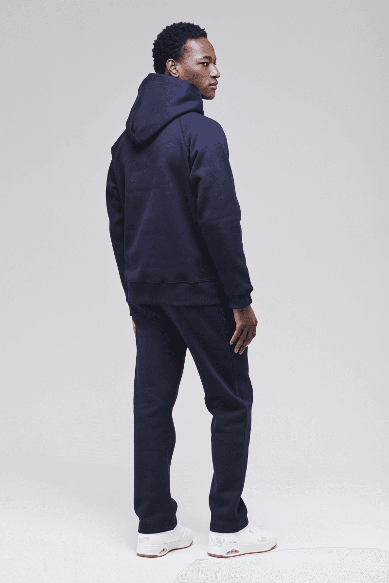 Side view, classic hoodie