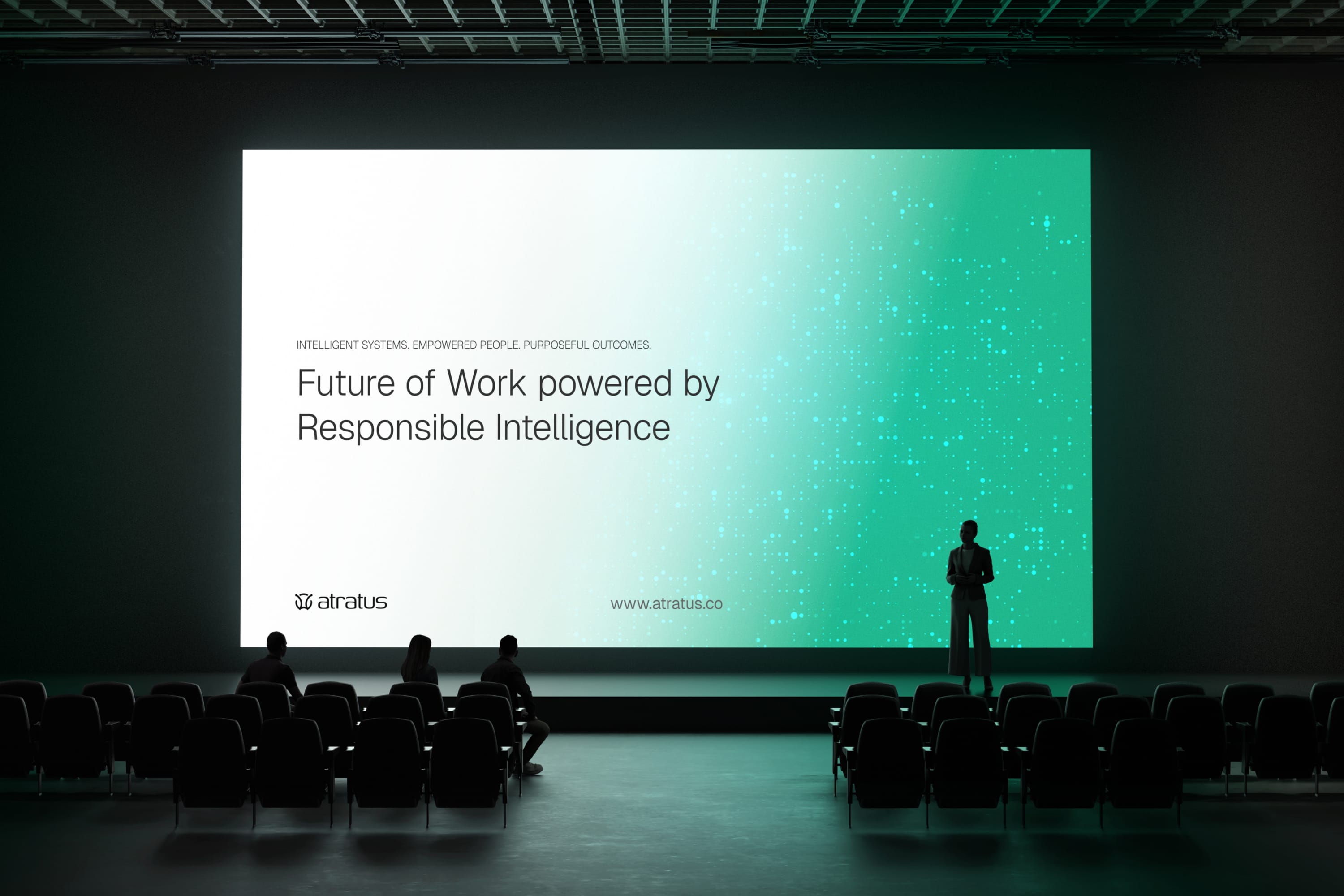 Streetside billboard with flyposters of the Batch.Works brand and illustrations