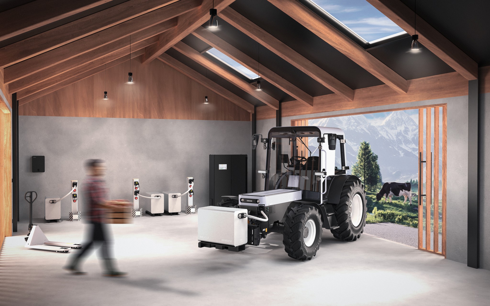 ONOX - Electric Tractor Alp Scene