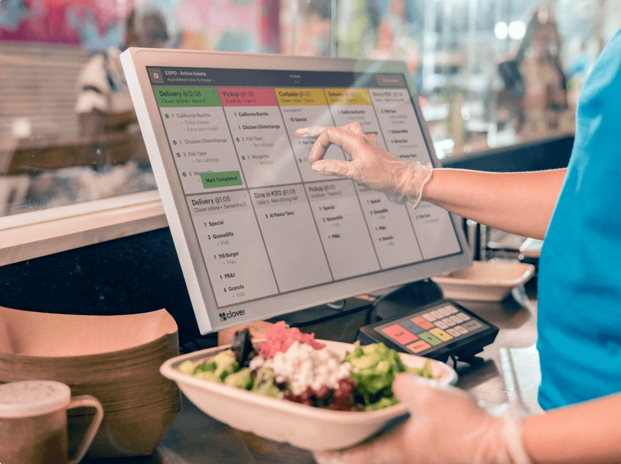 clover kitchen display system