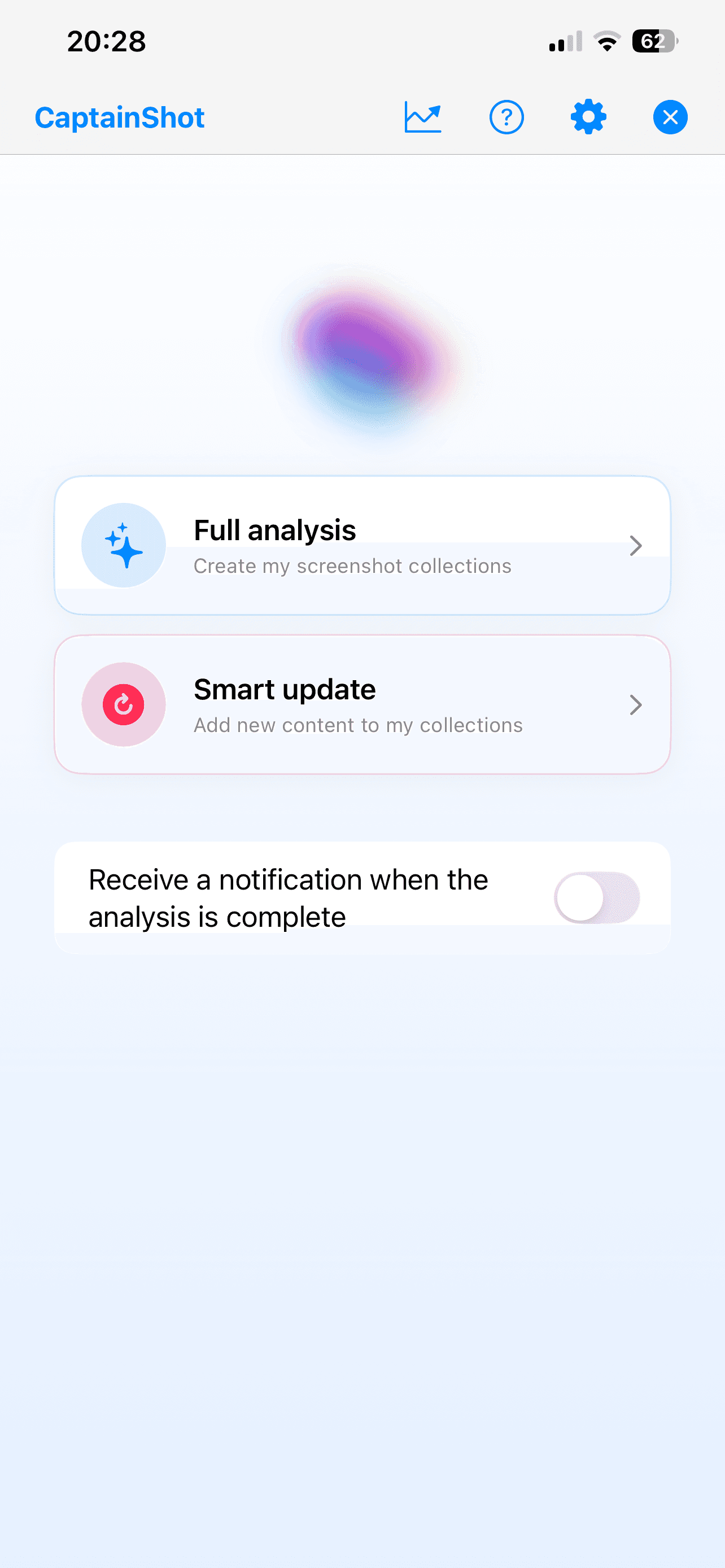 Screenshot de l'application