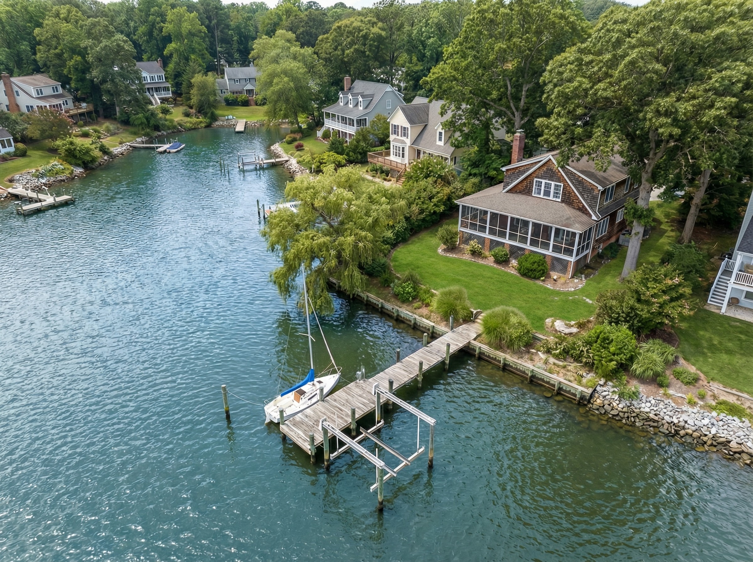 Nice waterfront homes near Annapolis, MD