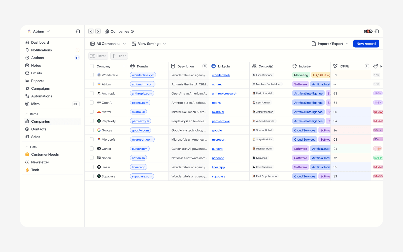 atrium app design