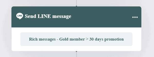 Workflow Action with LINE Rich Message