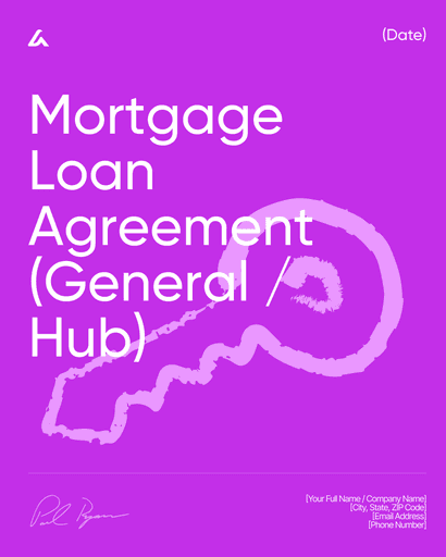 Mortgage Loan Agreement (General / Hub)