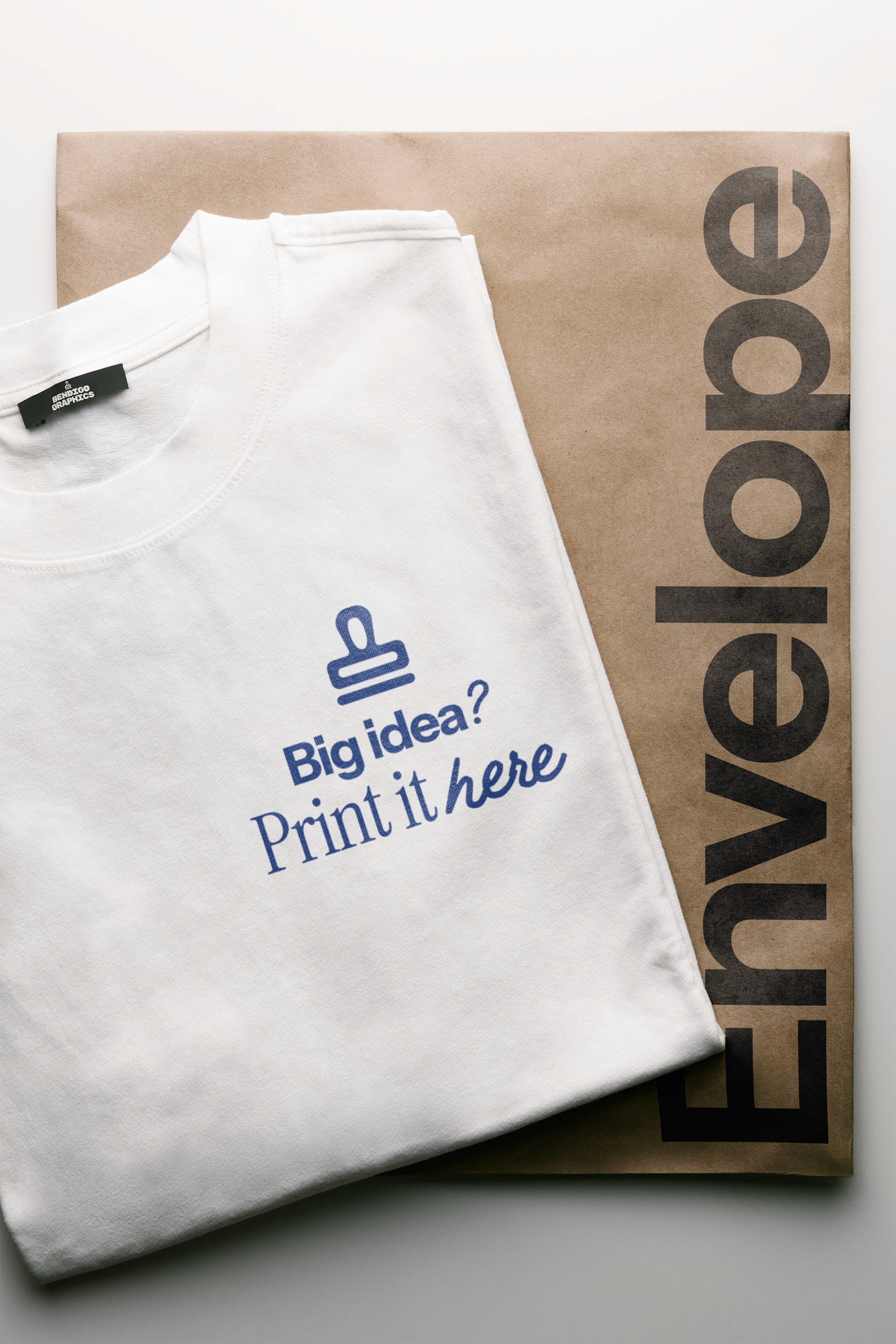 Turn big ideas into great T-shirts. Local Bendigo printing with clean results, quick turnarounds and friendly help. One-off tees to full uniform runs — printed right here.