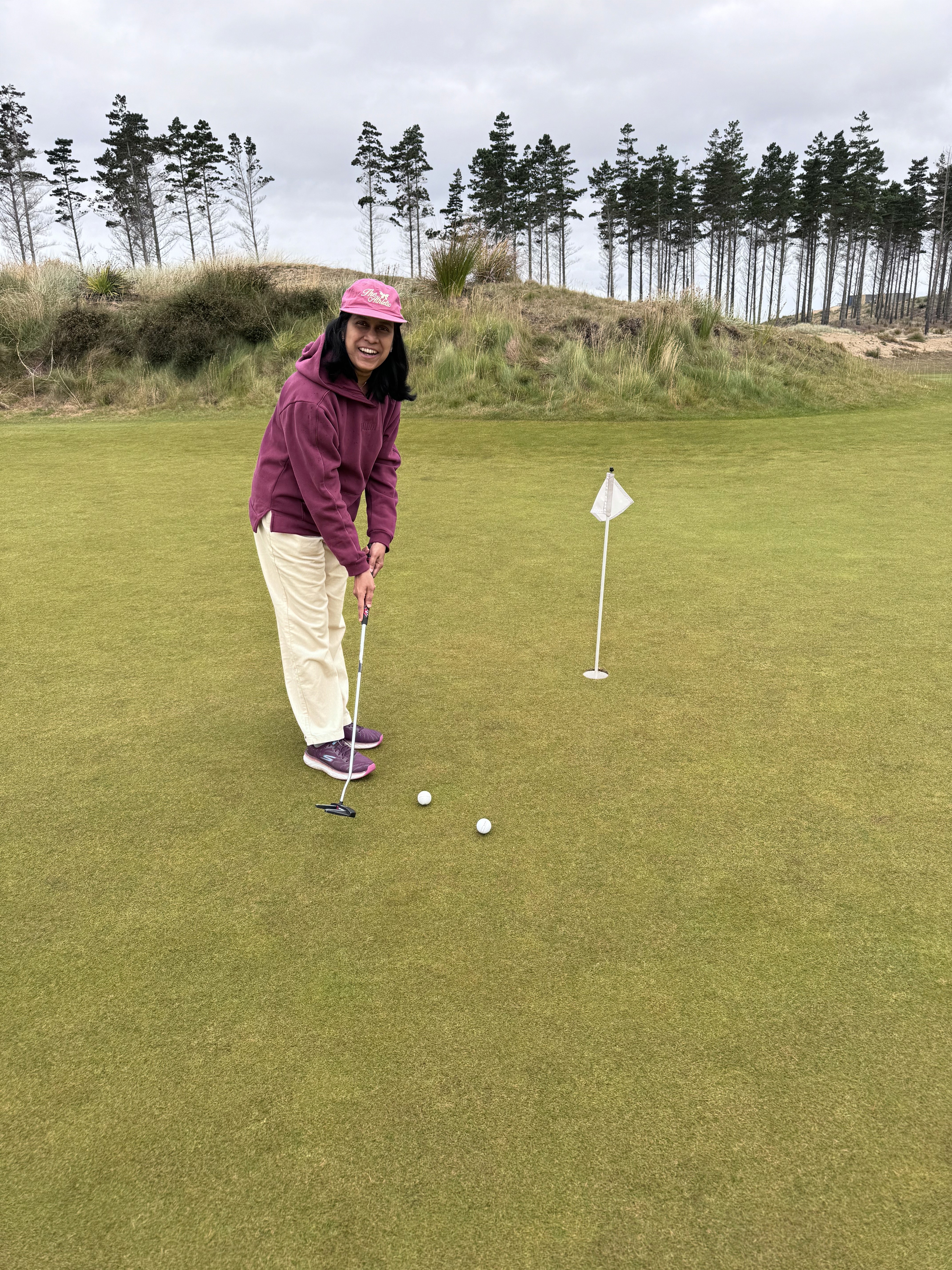 I am trying my hand at golf, Te Arai Links