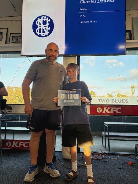 Newtown & Chilwell Cricket Club Team of the Month January 2026