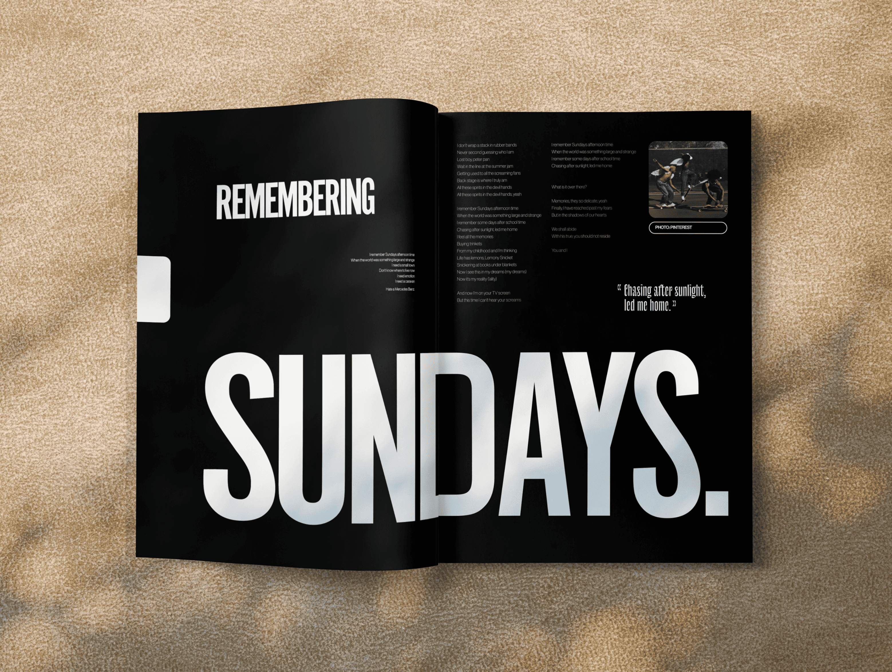 editorial magazine/book design masego 2023 album 