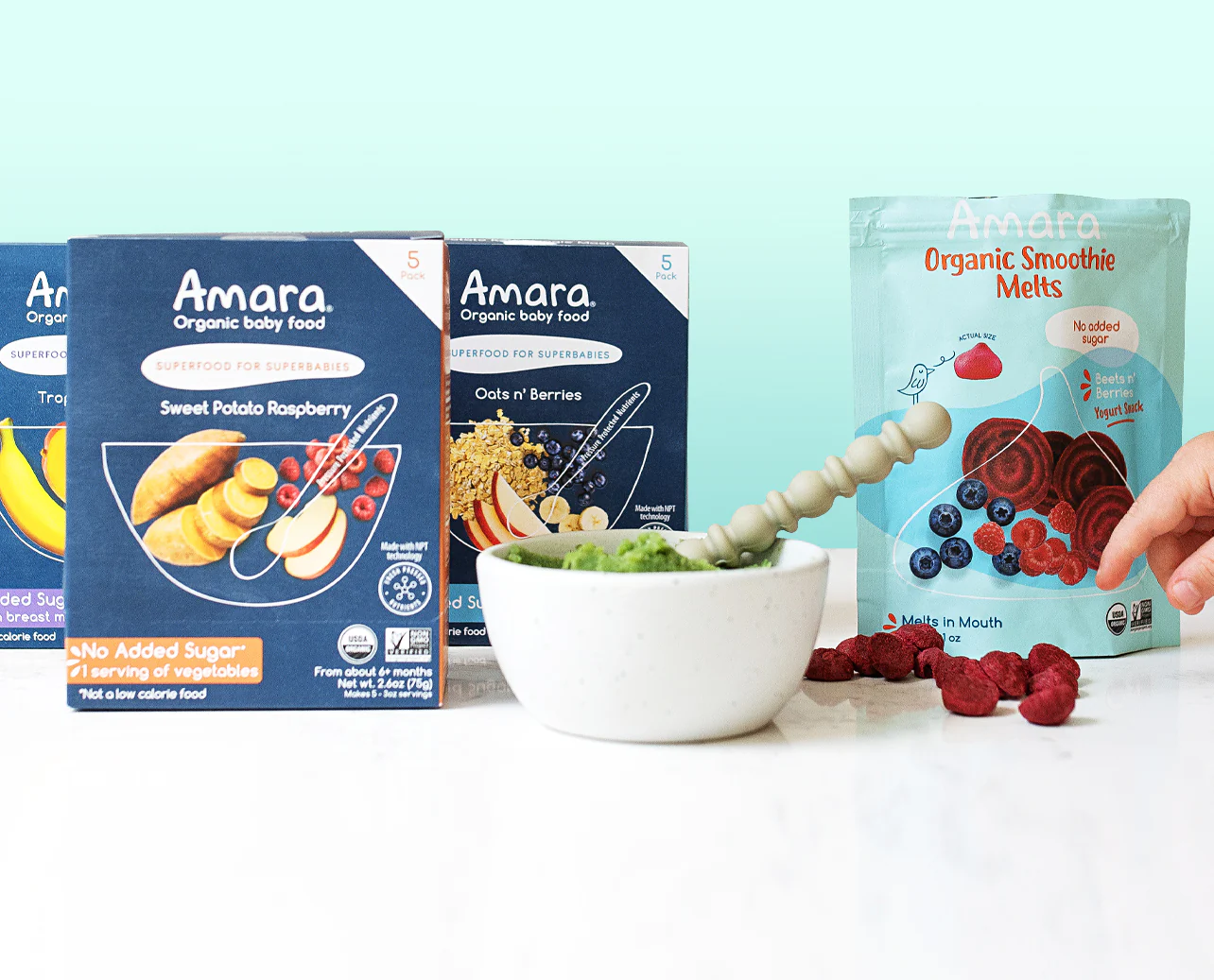 Plant-Based Smoothie Melt Variety Pack | Amara Organic Foods