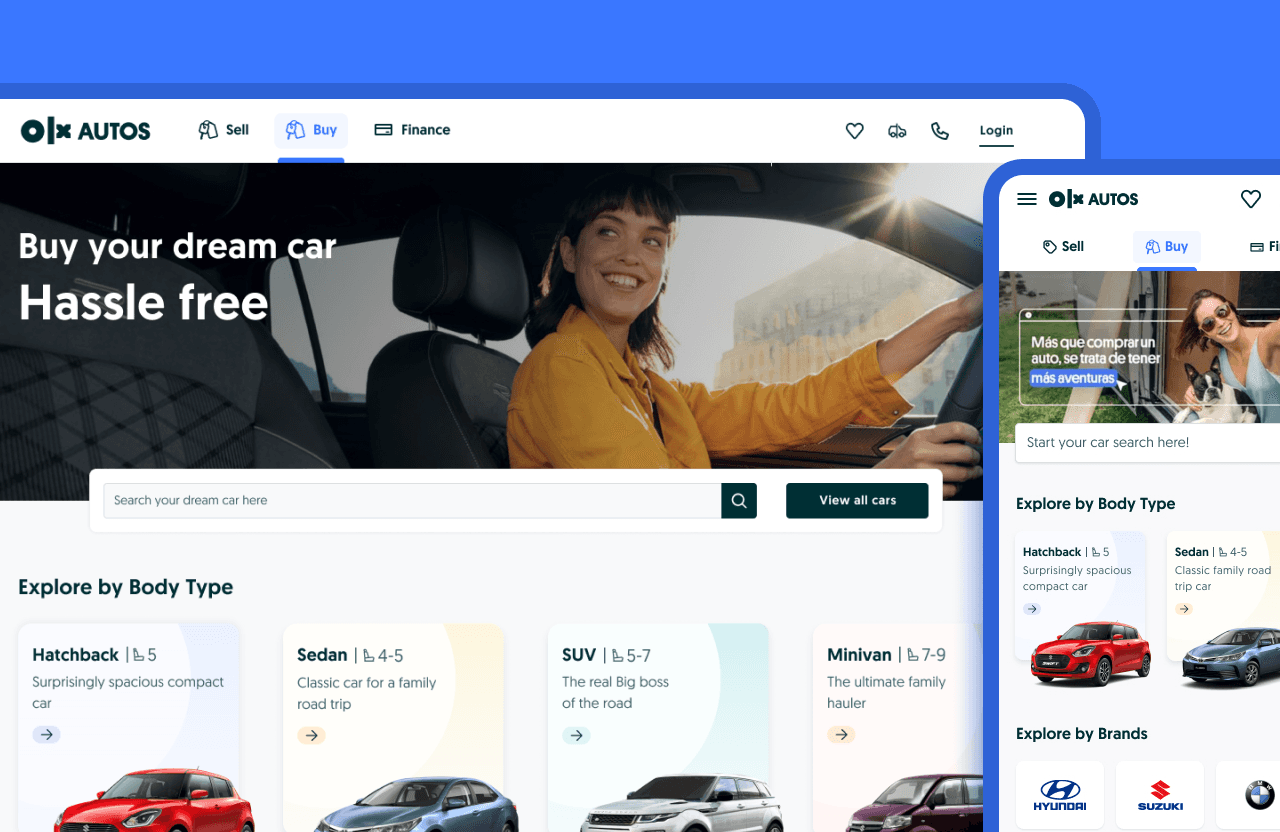 Revamping Buying landing page