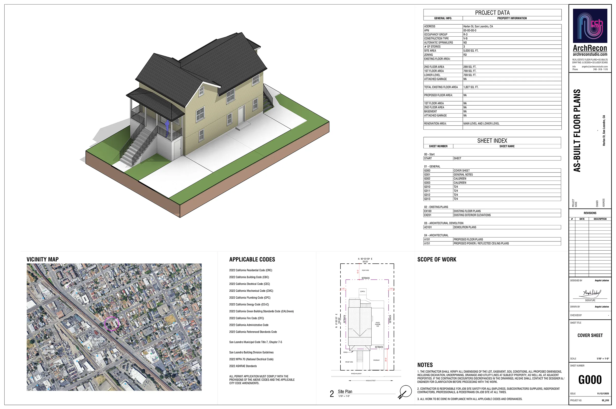Harlan Street As-Built Doc 01