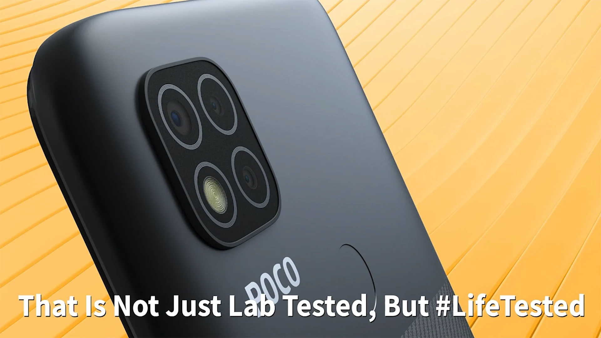 POCO C31 camera module close up shot