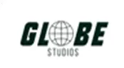 Logo of Globe Studios featuring the word "GLOBE" in bold green letters and a globe icon above the word "STUDIOS."