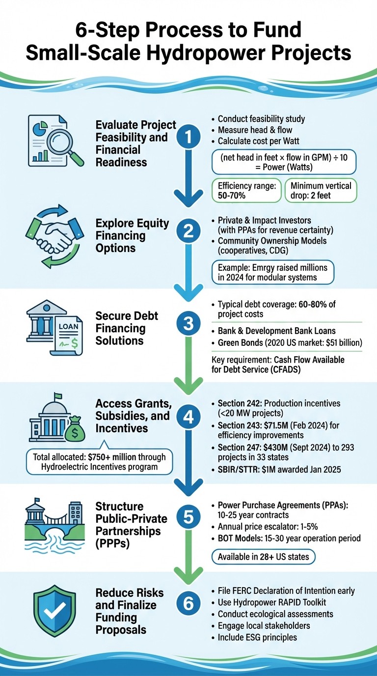 6-Step Process to Fund Small-Scale Hydropower Projects