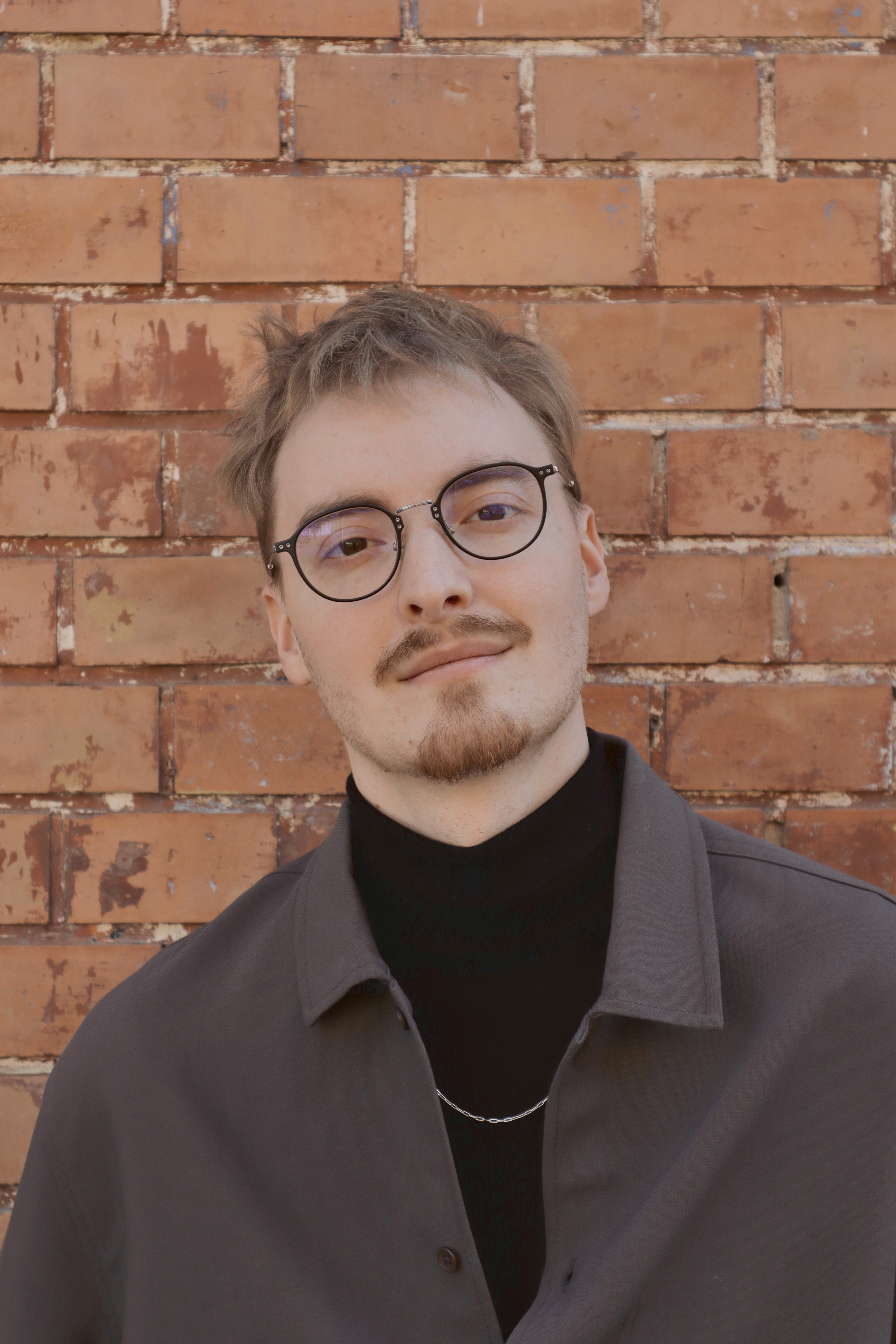 Portrait of portfolio creator – front view