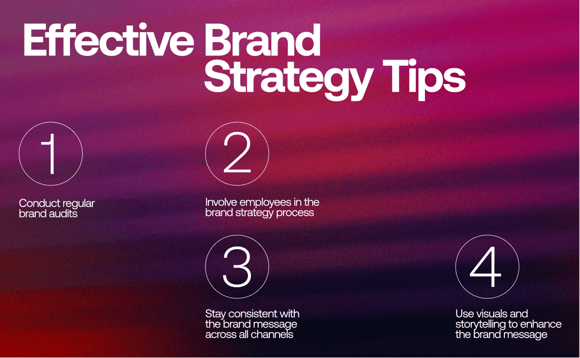 tips for effective brand strategy 