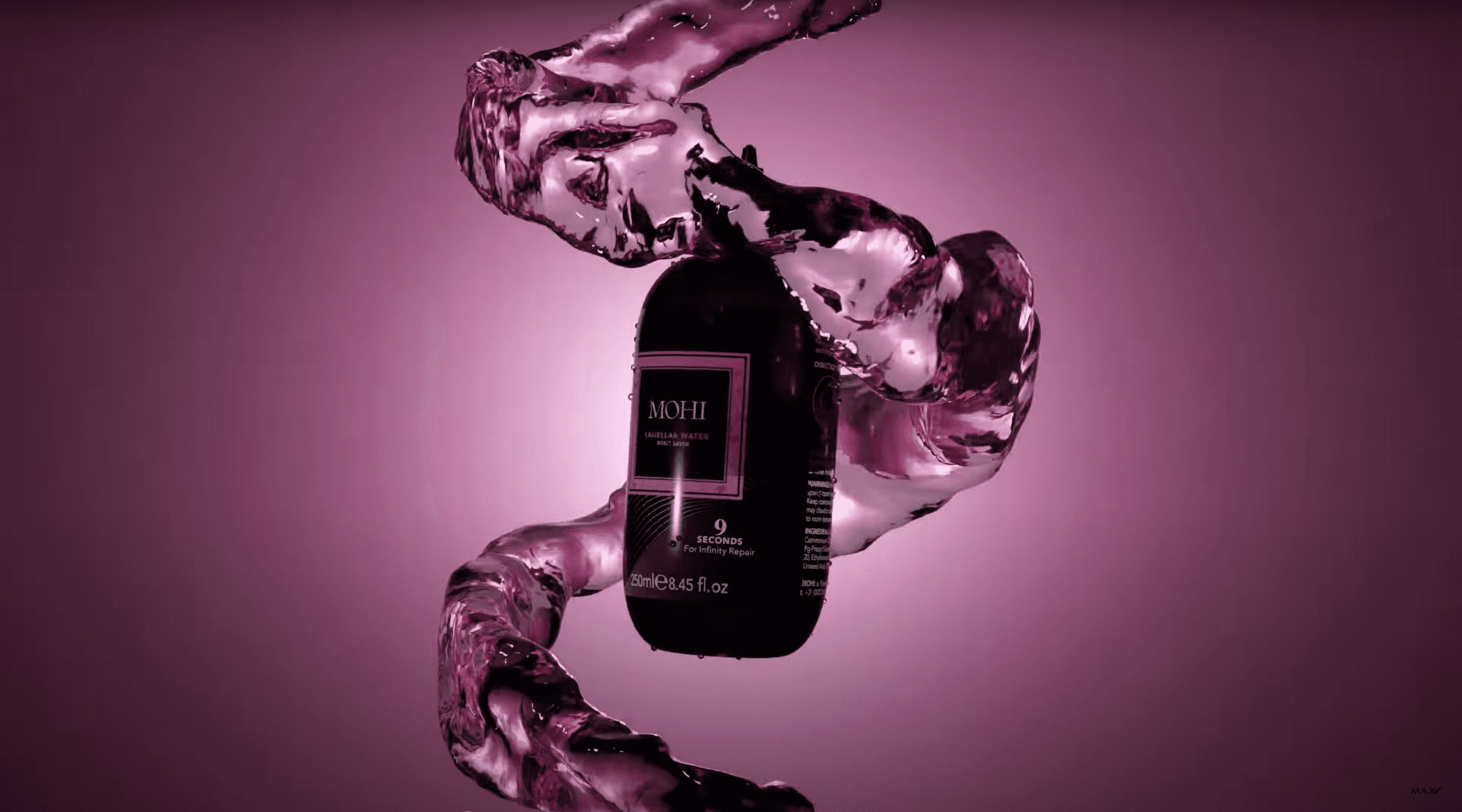 Lamellar Water 3D render