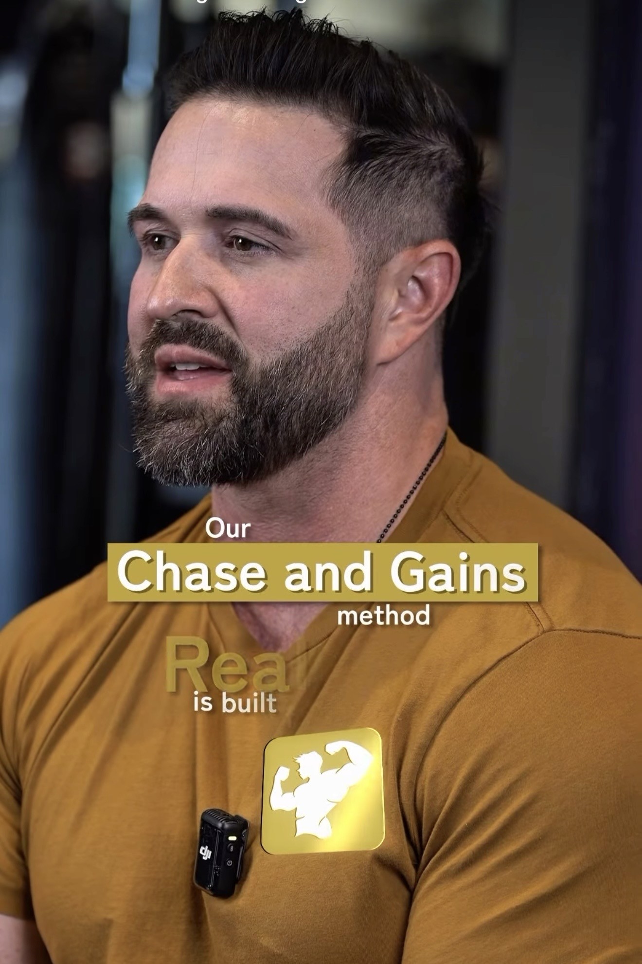 Chase Gloeckner Instagram video sharing the Chasing Gains coaching philosophy and approach