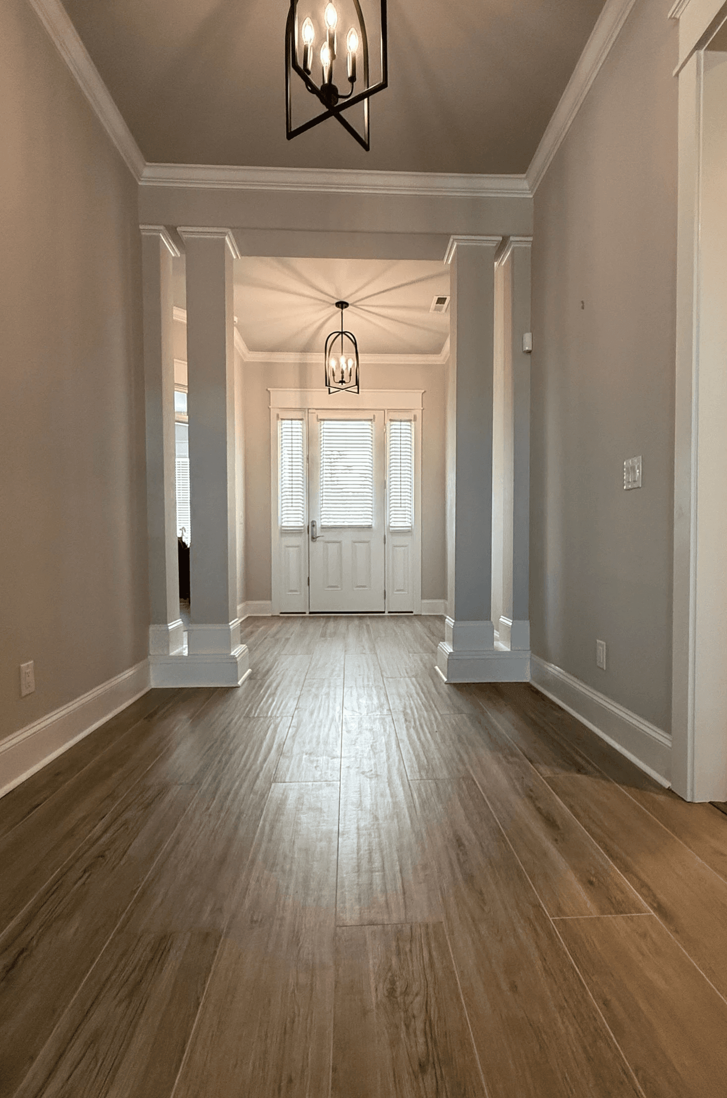 New tile floors