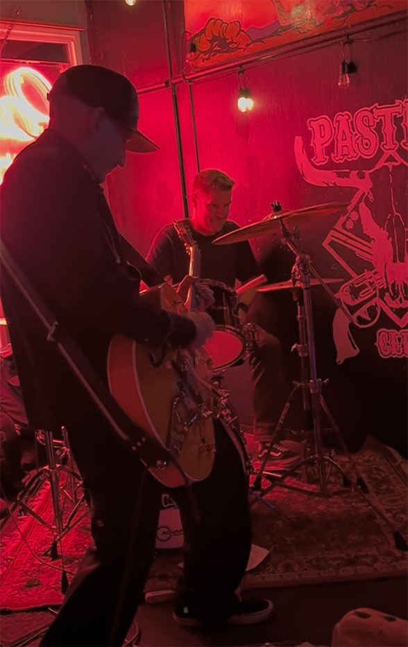 Dead Kampers jamming at The Pastime Club.