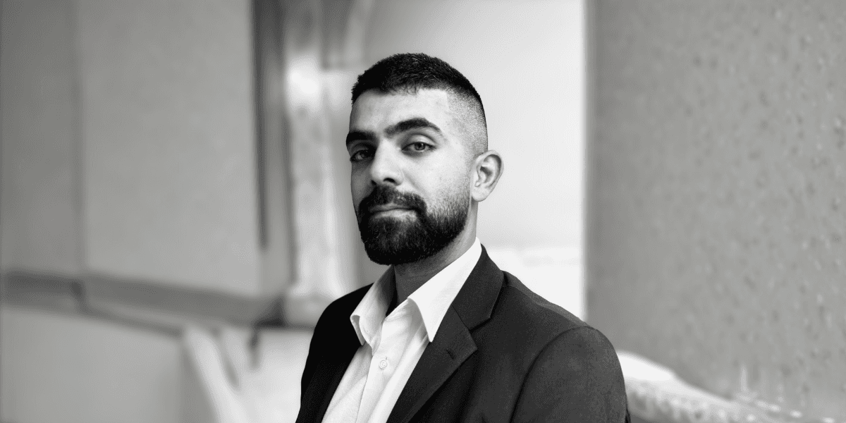 "Haaris Mian, founder of Professor Town, exudes confidence as a mentor, empowering aspiring academics with expert interview preparation."