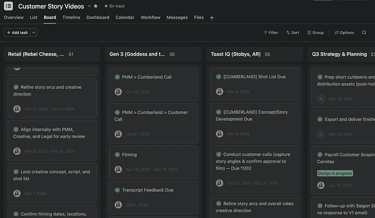 Building a customer story program from zero: work sample 3