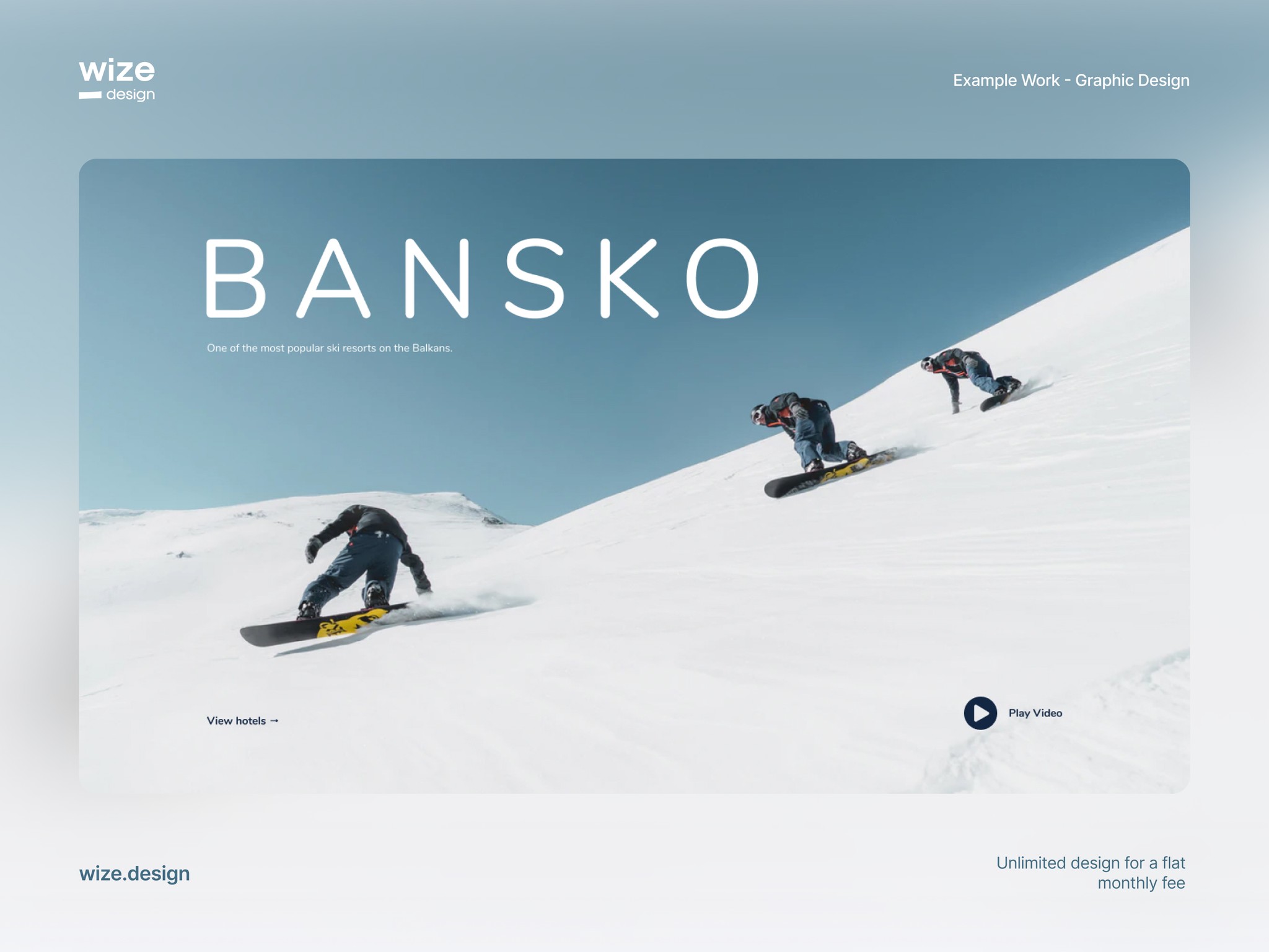 Wize Design - Unlimited Design for a Flat Monthly Fee