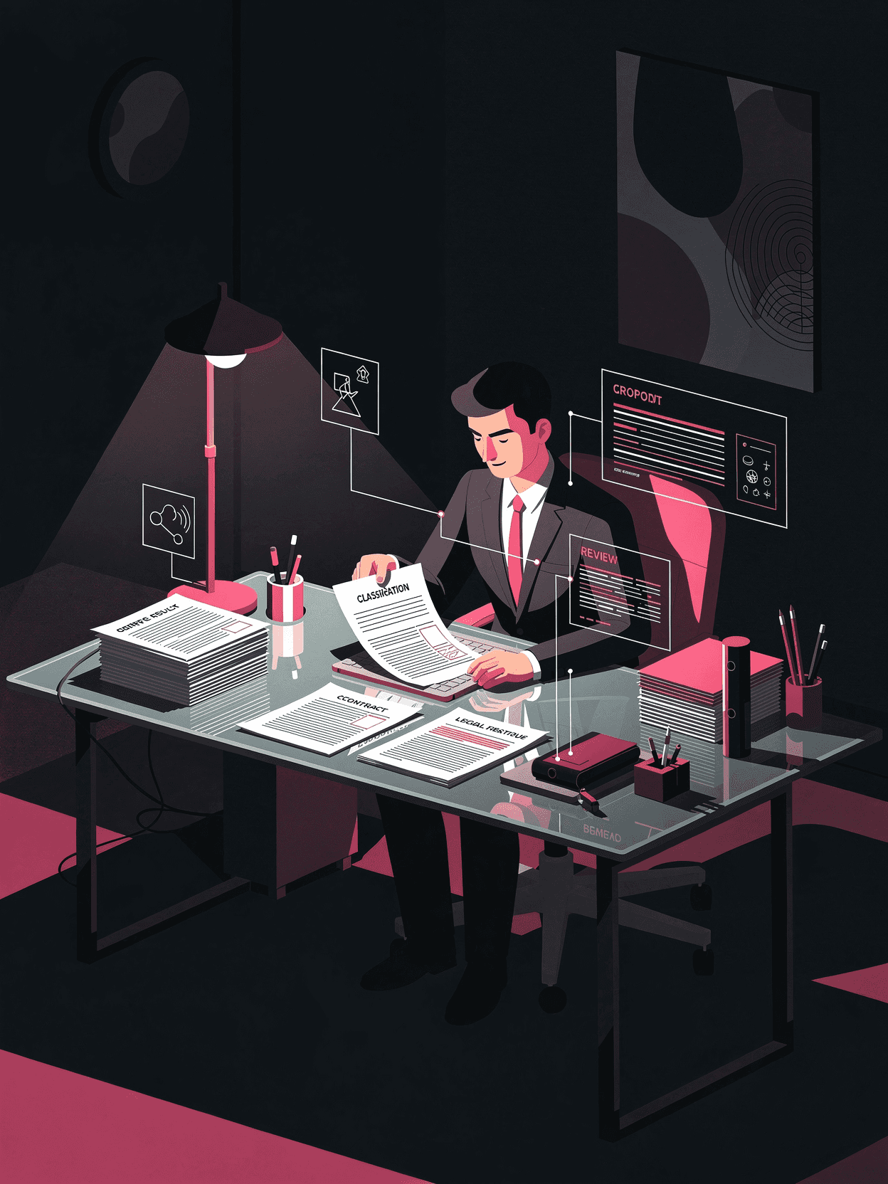 Visual of journal entries in Positive