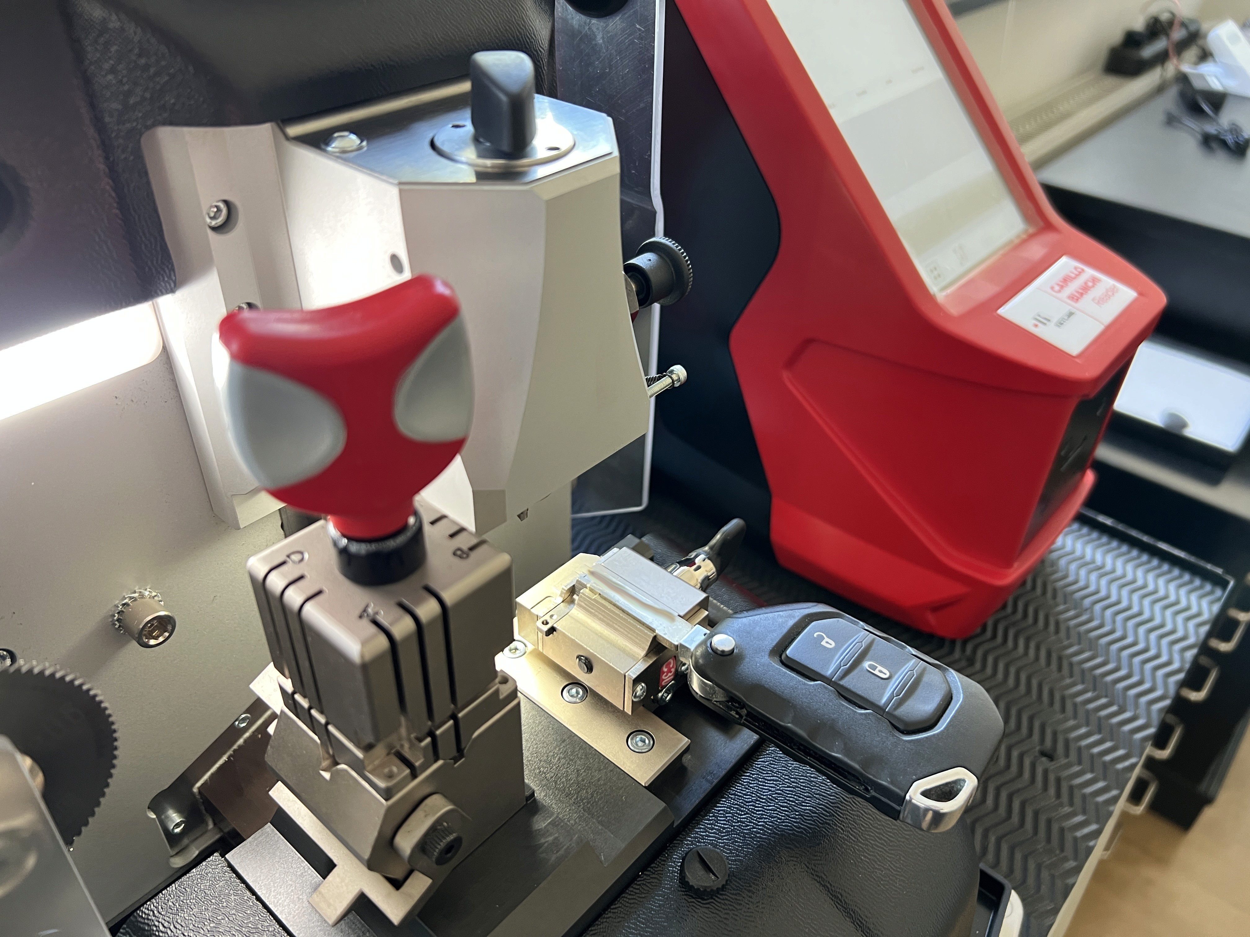 a person swimming in the water with grass