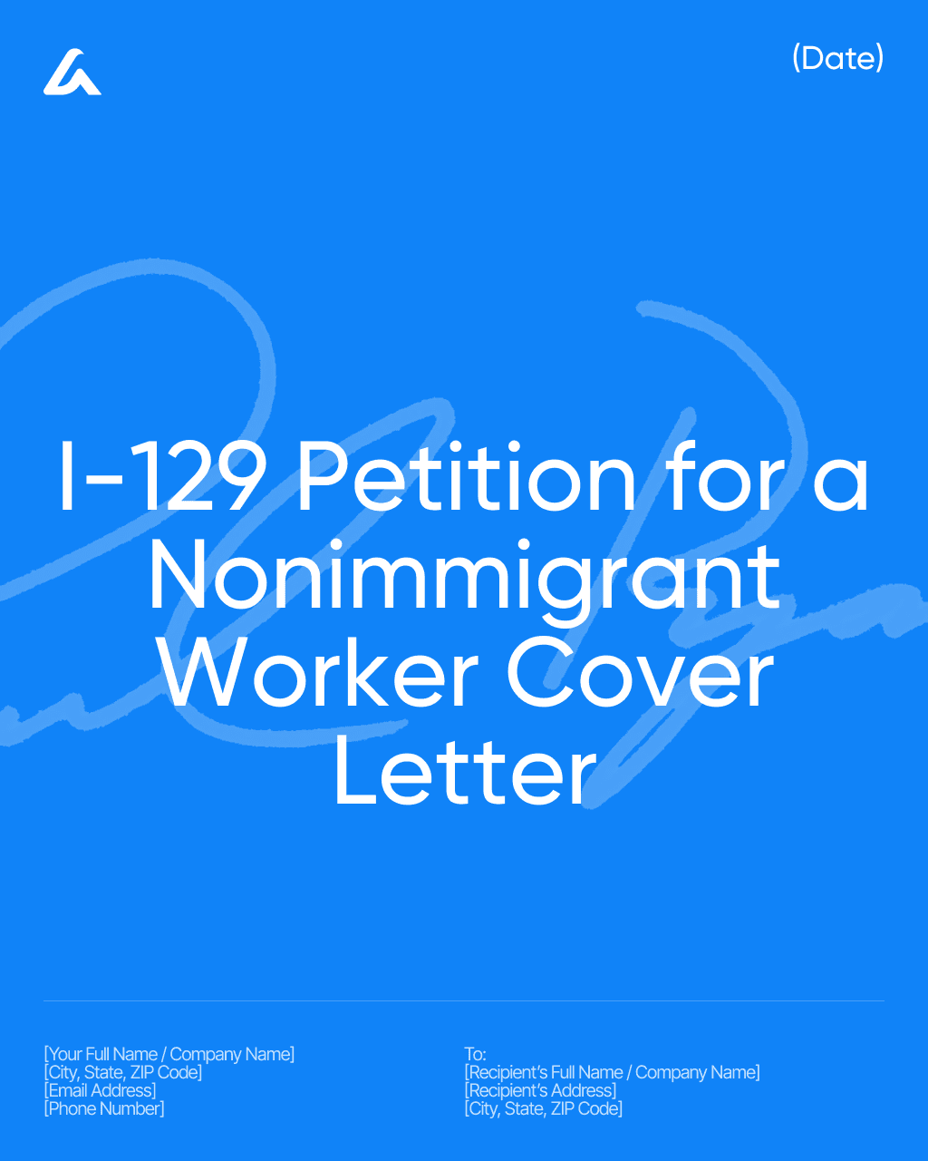 I-129 Petition for a Nonimmigrant Worker Cover Letter