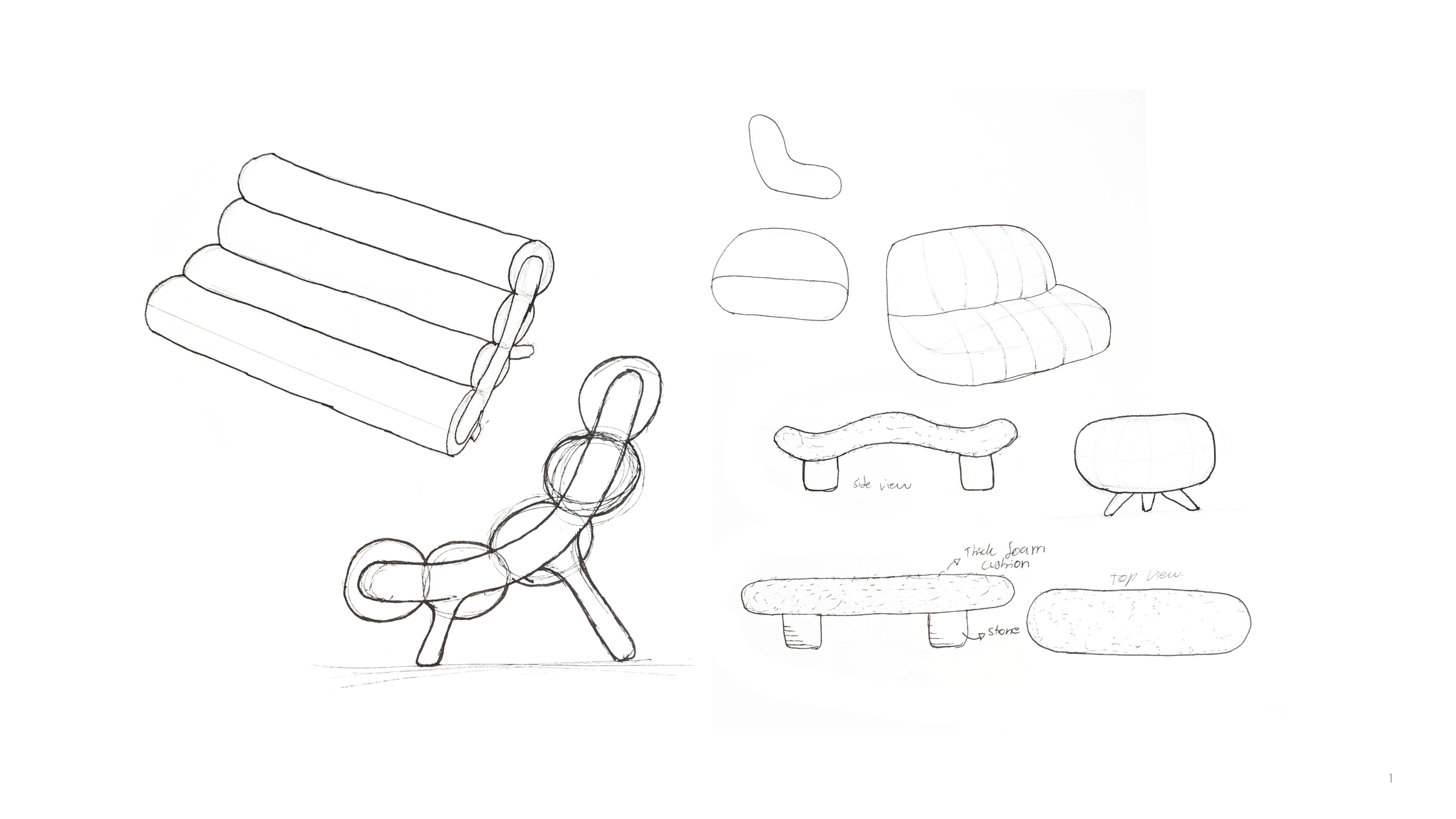 Sketches for AI rendering
