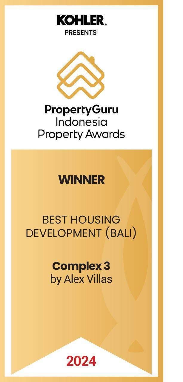 PropertyGuru Indonesia Property Awards 2024 — Best Housing Development (Bali), Complex 3 by Alex Villas