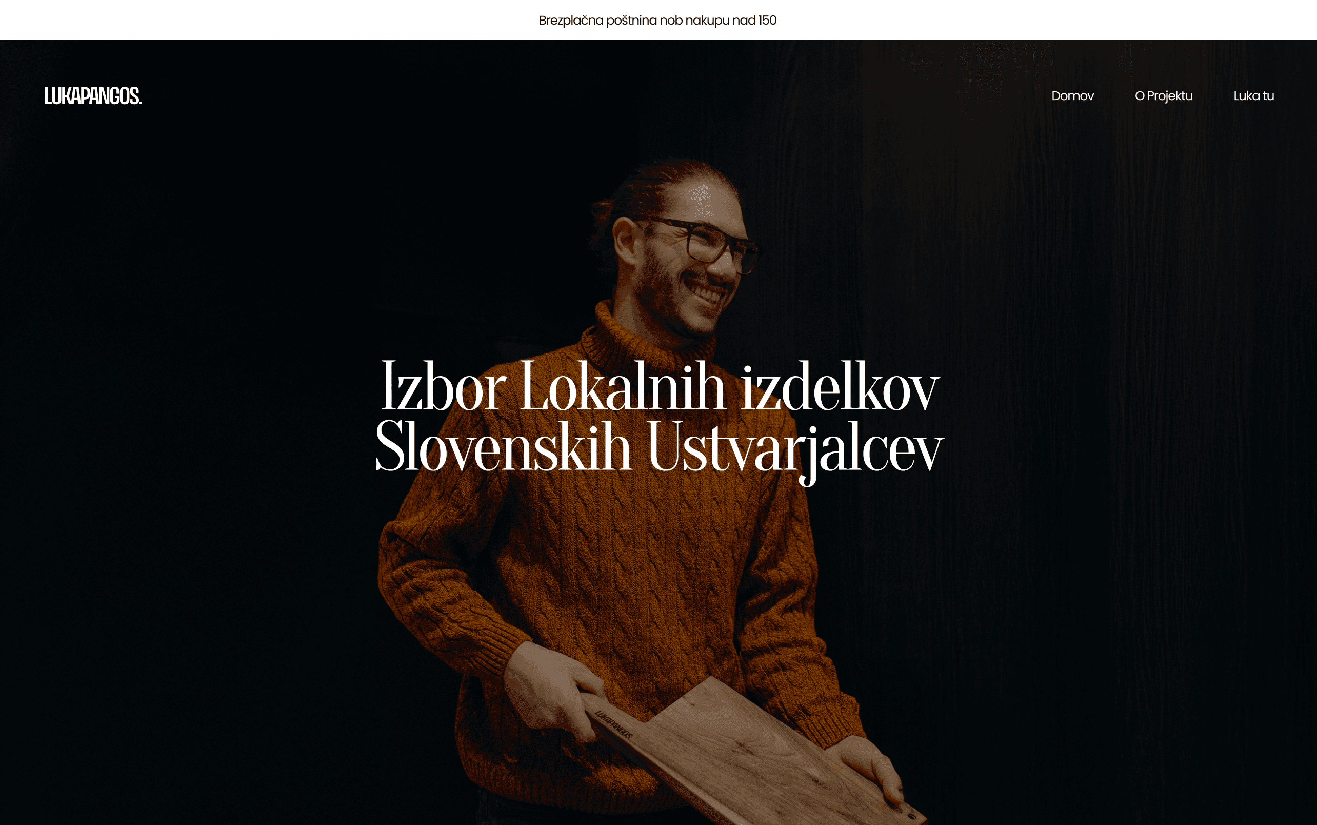 Podpis website — Izbor lokalnih izdelkov
