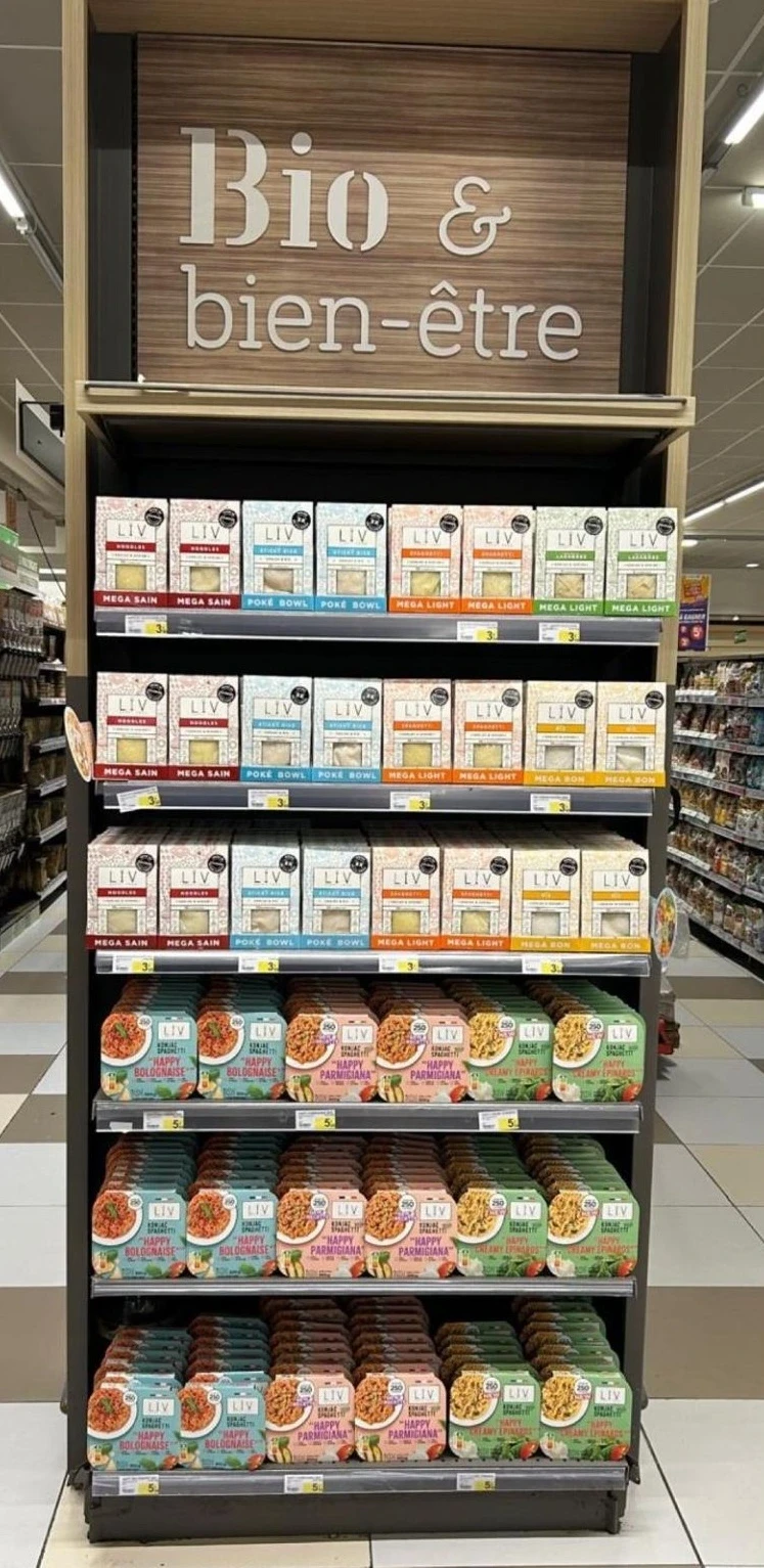 Exemple de tête de gondole réussie en grande distribution