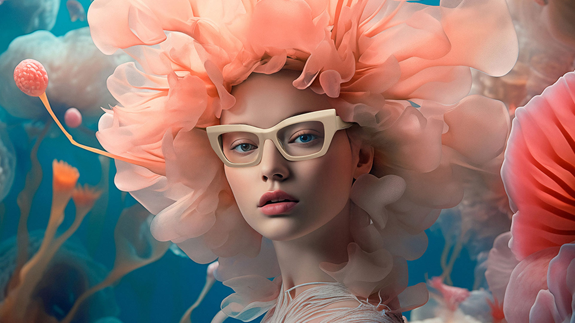 Merk afbeelding in de header van Perrine.nl. Vrouw met bril.