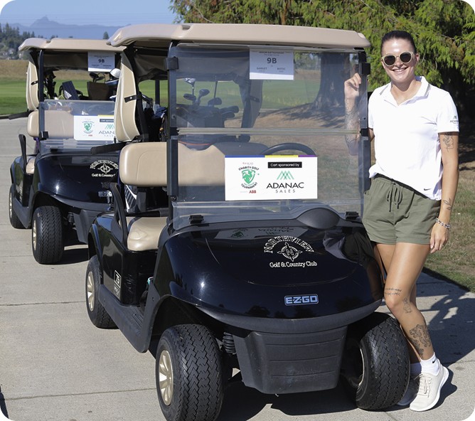 Golf tournament sponsored by Adanac Sales in Vancouver with distrubutors and manufacturers