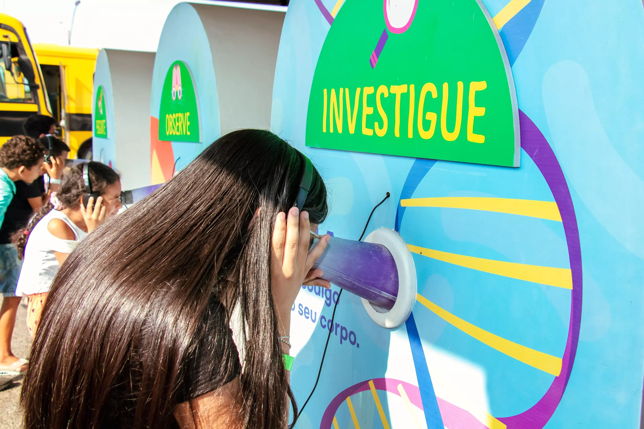 Estação 'Mude o Mundo LAB'.
