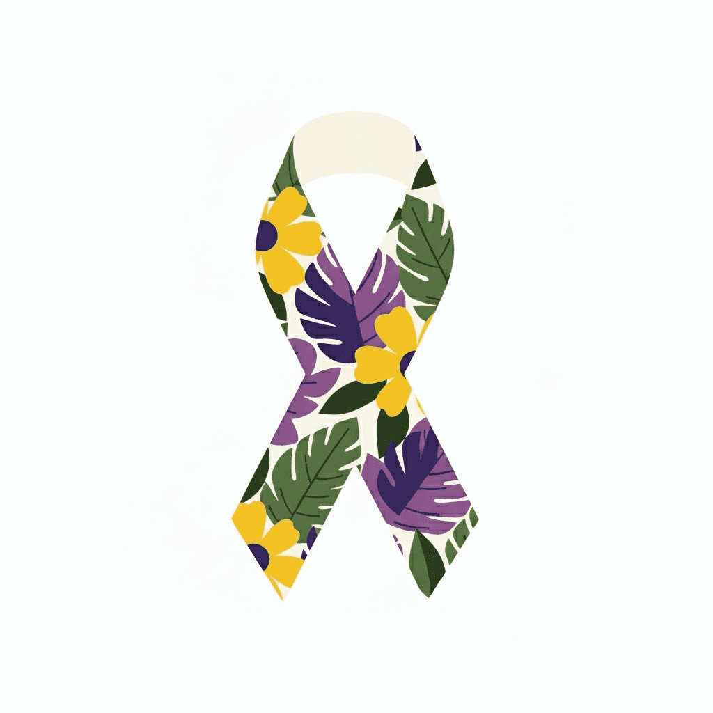 Lung Cancer Ribbon Icon Before Our Visit Ends Podcast