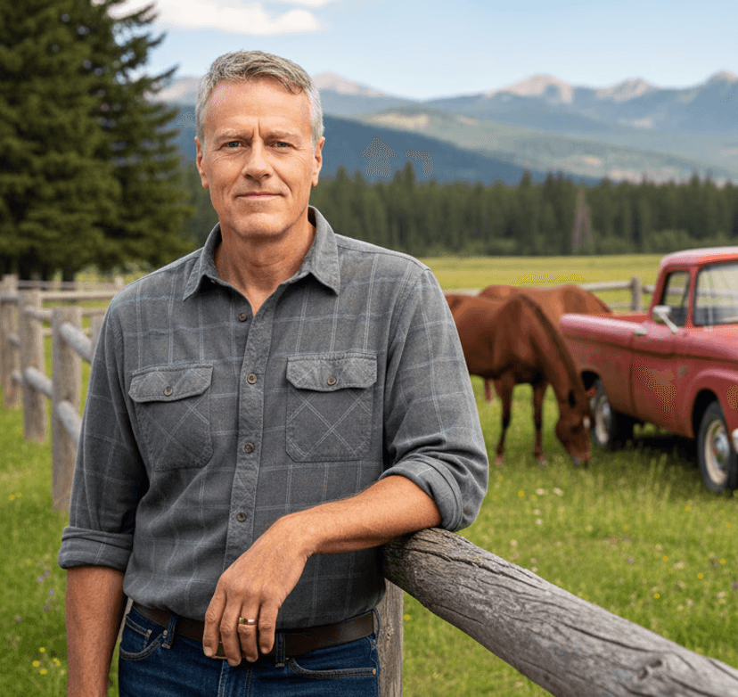 Giara walking in a filed and smiling to the camera objective