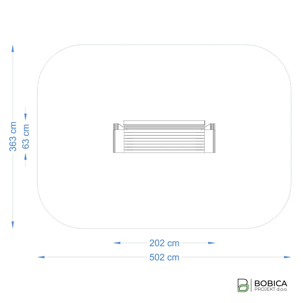 Urbana klupa s naslonom – "Linea Comfort"