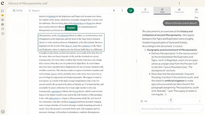 Text editor image on website