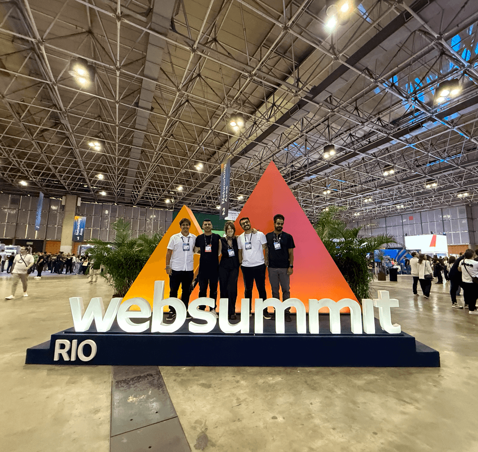 Equipe da Metha Energia presente no evento Websummit Rio
