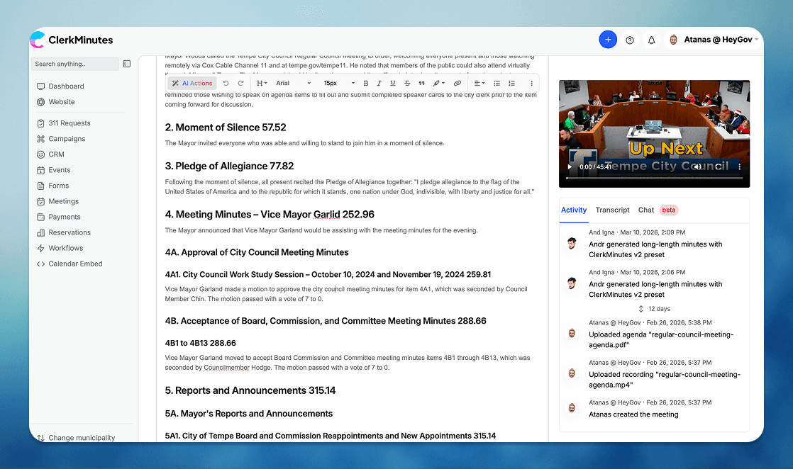 How AI Actions work step 3
