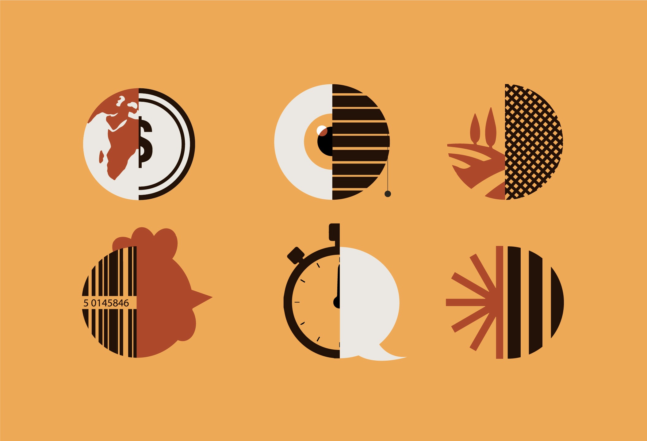 icons showing the two way split