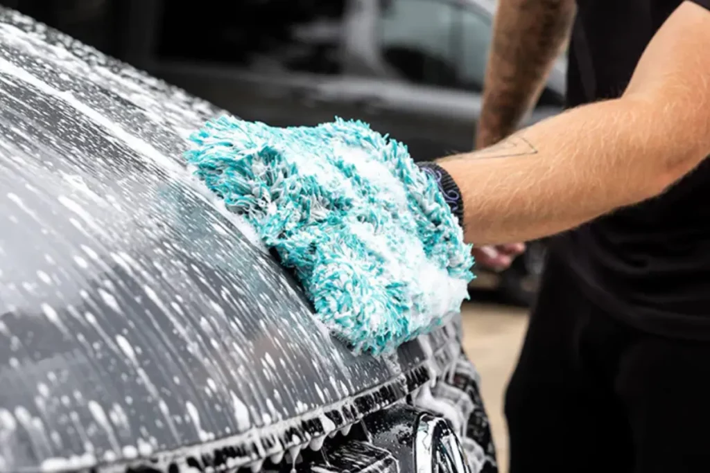 Deep cleaning VW Transporter campervan