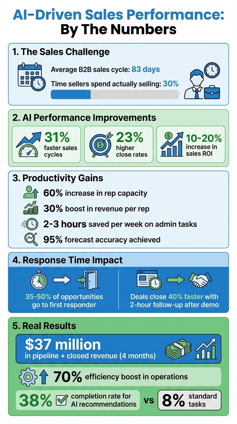 AI Impact on Sales Performance: Key Statistics and Benefits